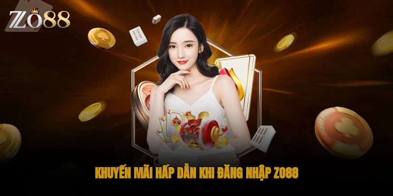 Khuyến mãi hấp dẫn khi đăng nhập ZO88