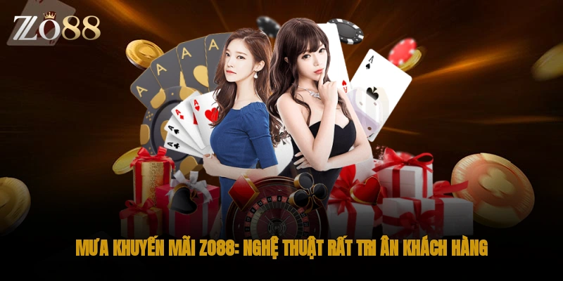 Mưa khuyến mãi ZO88: Nghệ thuật rất tri ân khách hàng
